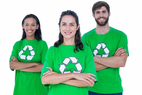 Compliance and regulation symbols for waste management